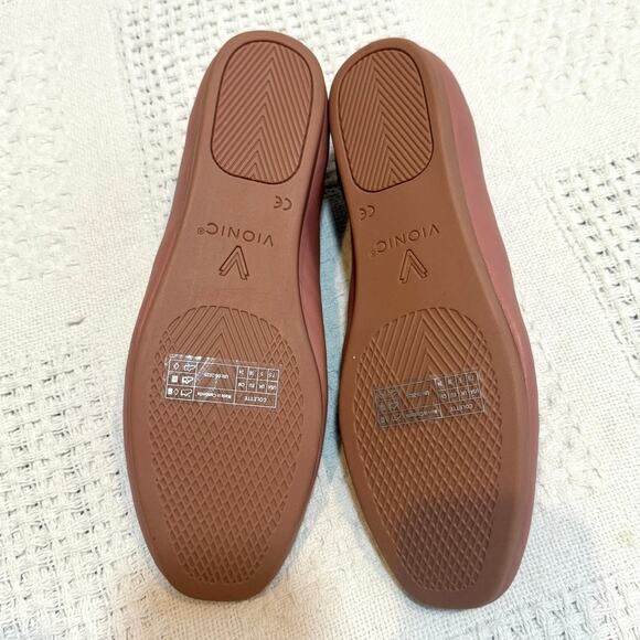 new Vionic 7.5 Colette Mary Jane leather ballet flat 3045 - Picture 8 of 9